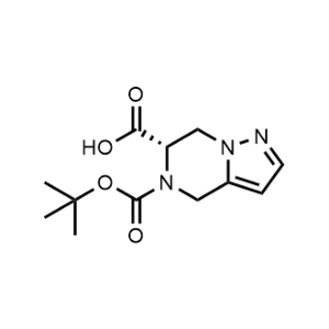 (S)-5-(Tert-butoxycarbonyl)-4,5,6,7-tetrahydropyrazolo[1,5-a]pyrazine-6-carboxylic acid|CS-1079522