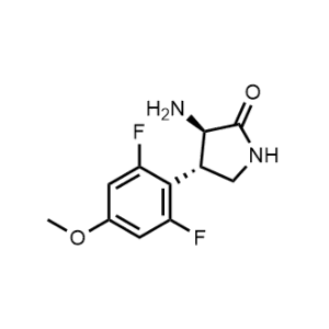 (3R,4S)-3-Amino-4-(2,6-difluoro-4-methoxyphenyl)pyrrolidin-2-one|CS-1079533