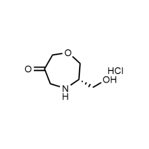 (S)-3-(Hydroxymethyl)-1,4-oxazepan-6-one hydrochloride|CS-1079664
