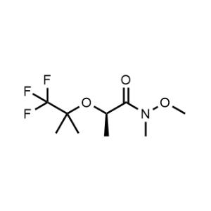 (R)-N-Methoxy-N-methyl-2-((1,1,1-trifluoro-2-methylpropan-2-yl)oxy)propanamide|CS-1079757