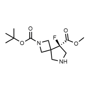2-(Tert-butyl) 8-methyl (R)-8-fluoro-2,6-diazaspiro[3.4]octane-2,8-dicarboxylate|CS-1079837