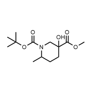 1-(Tert-butyl) 3-methyl 3-hydroxy-6-methylpiperidine-1,3-dicarboxylate|CS-1080020