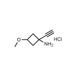 1-Ethynyl-3-methoxycyclobutan-1-amine hydrochloride|CS-1080314