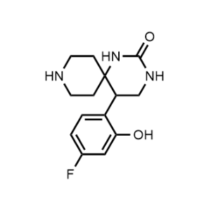 5-(4-Fluoro-2-hydroxyphenyl)-1,3,9-triazaspiro[5.5]undecan-2-one|CS-1080361