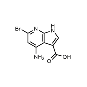 4-Amino-6-bromo-1H-pyrrolo[2,3-b]pyridine-3-carboxylic acid|CS-1080379