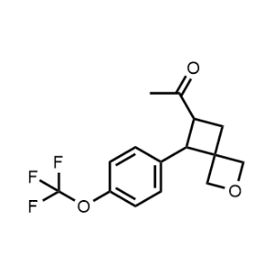 1-(5-(4-(Trifluoromethoxy)phenyl)-2-oxaspiro[3.3]heptan-6-yl)ethan-1-one|CS-1080501
