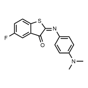 2-((4-(Dimethylamino)phenyl)imino)-5-fluorobenzo[b]thiophen-3(2H)-one|CS-1080811