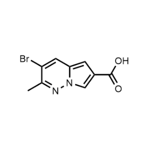 3-Bromo-2-methylpyrrolo[1,2-b]pyridazine-6-carboxylic acid|CS-1080826