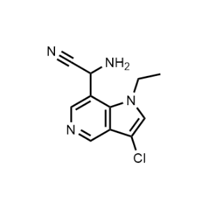 2-Amino-2-(3-chloro-1-ethyl-1H-pyrrolo[3,2-c]pyridin-7-yl)acetonitrile|CS-1080883