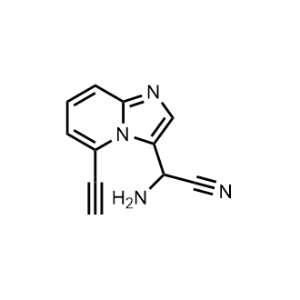 2-Amino-2-(5-ethynylimidazo[1,2-a]pyridin-3-yl)acetonitrile|CS-1080911
