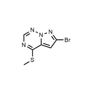 6-Bromo-4-(methylthio)pyrazolo[5,1-f][1,2,4]triazine|CS-1080953