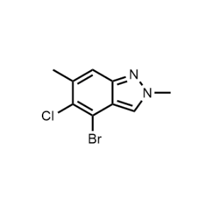 4-Bromo-5-chloro-2,6-dimethyl-2H-indazole|CS-1081050