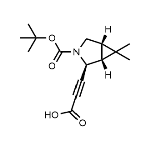 3-((1R,2S,5S)-3-(Tert-butoxycarbonyl)-6,6-dimethyl-3-azabicyclo[3.1.0]hexan-2-yl)propiolic acid|CS-1081086