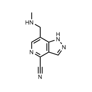 7-((Methylamino)methyl)-1H-pyrazolo[4,3-c]pyridine-4-carbonitrile|CS-1081361