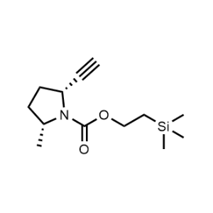 2-(Trimethylsilyl)ethyl (2R,5R)-2-ethynyl-5-methylpyrrolidine-1-carboxylate|CS-1081365