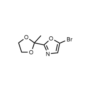 5-Bromo-2-(2-methyl-1,3-dioxolan-2-yl)oxazole|CS-1081381