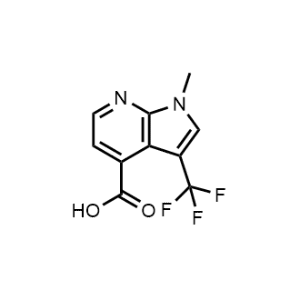 1-Methyl-3-(trifluoromethyl)-1H-pyrrolo[2,3-b]pyridine-4-carboxylic acid|CS-1081477