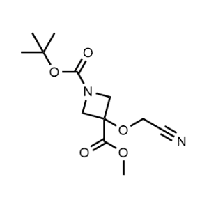 1-(Tert-butyl) 3-methyl 3-(cyanomethoxy)azetidine-1,3-dicarboxylate|CS-1081552
