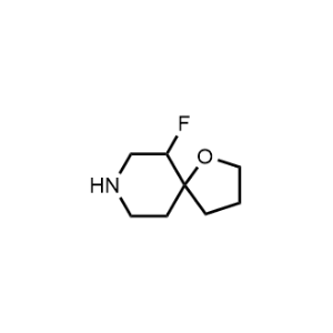 6-Fluoro-1-oxa-8-azaspiro[4.5]decane|CS-1081704