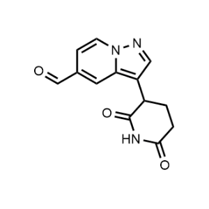 3-(2,6-Dioxopiperidin-3-yl)pyrazolo[1,5-a]pyridine-5-carbaldehyde|CS-1082015