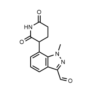 7-(2,6-Dioxopiperidin-3-yl)-1-methyl-1H-indazole-3-carbaldehyde|CS-1082608