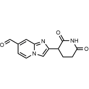 2-(2,6-Dioxopiperidin-3-yl)imidazo[1,2-a]pyridine-7-carbaldehyde|CS-1082614