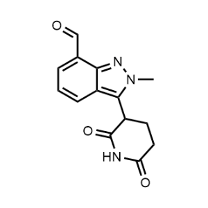 3-(2,6-Dioxopiperidin-3-yl)-2-methyl-2H-indazole-7-carbaldehyde|CS-1082624