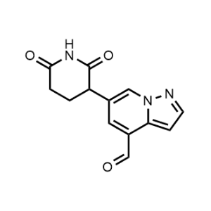 6-(2,6-Dioxopiperidin-3-yl)pyrazolo[1,5-a]pyridine-4-carbaldehyde|CS-1082630