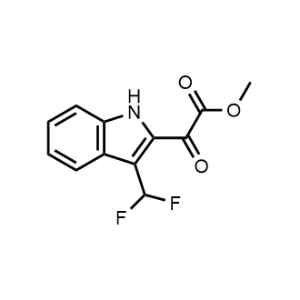 Methyl 2-(3-(difluoromethyl)-1H-indol-2-yl)-2-oxoacetate|CS-1082815