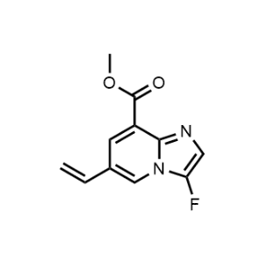 Methyl 3-fluoro-6-vinylimidazo[1,2-a]pyridine-8-carboxylate|CS-1082886