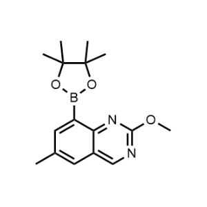 2-Methoxy-6-methyl-8-(4,4,5,5-tetramethyl-1,3,2-dioxaborolan-2-yl)quinazoline|CS-1082890