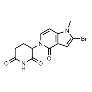 3-(2-Bromo-1-methyl-4-oxo-1,4-dihydro-5H-pyrrolo[3,2-c]pyridin-5-yl)piperidine-2,6-dione|CS-1082996