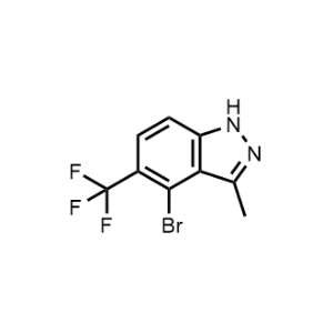4-Bromo-3-methyl-5-(trifluoromethyl)-1H-indazole|CS-1083029