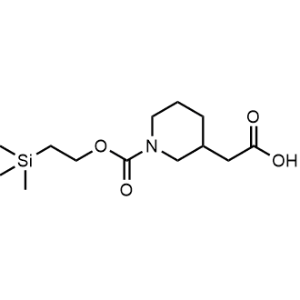 2-(1-((2-(Trimethylsilyl)ethoxy)carbonyl)piperidin-3-yl)acetic acid|CS-1083167