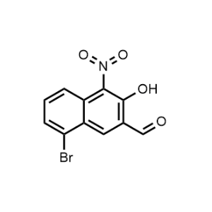 8-Bromo-3-hydroxy-4-nitro-2-naphthaldehyde|CS-1083200