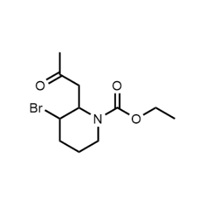 Ethyl 3-bromo-2-(2-oxopropyl)piperidine-1-carboxylate|CS-1083210