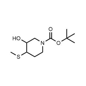Tert-butyl 3-hydroxy-4-(methylthio)piperidine-1-carboxylate|CS-1083342