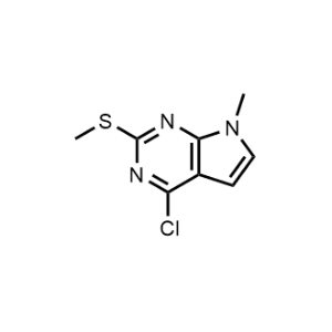 4-Chloro-7-methyl-2-(methylthio)-7H-pyrrolo[2,3-d]pyrimidine|CS-1083418