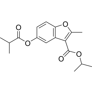 Isopropyl 5-(isobutyryloxy)-2-methylbenzofuran-3-carboxylate|CS-1083455