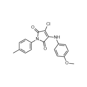 3-Chloro-4-((4-methoxyphenyl)amino)-1-(P-tolyl)-1H-pyrrole-2,5-dione|CS-1083661