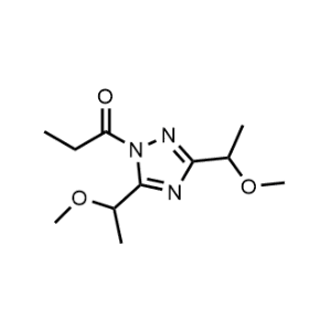 1-(3,5-Bis(1-methoxyethyl)-1H-1,2,4-triazol-1-yl)propan-1-one|CS-1083662