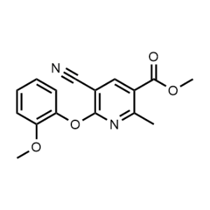 Methyl 5-cyano-6-(2-methoxyphenoxy)-2-methylnicotinate|CS-1083691