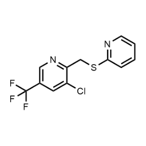 3-Chloro-2-((pyridin-2-ylthio)methyl)-5-(trifluoromethyl)pyridine|CS-1083863