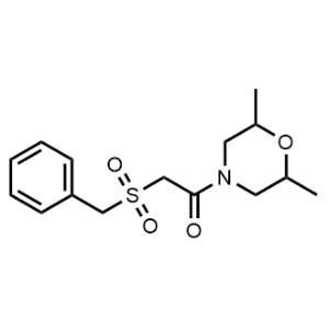 2-(Benzylsulfonyl)-1-(2,6-dimethylmorpholino)ethan-1-one|CS-1083947