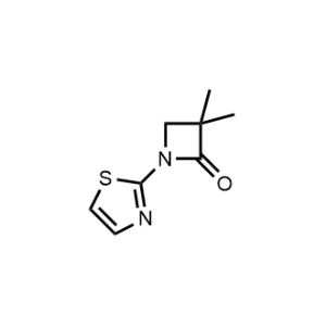 3,3-Dimethyl-1-(thiazol-2-yl)azetidin-2-one|CS-1084020