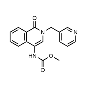 Methyl (1-oxo-2-(pyridin-3-ylmethyl)-1,2-dihydroisoquinolin-4-yl)carbamate|CS-1084085