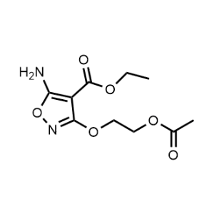 Ethyl 3-(2-acetoxyethoxy)-5-aminoisoxazole-4-carboxylate|CS-1084226
