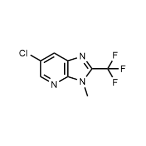 6-Chloro-3-methyl-2-(trifluoromethyl)-3H-imidazo[4,5-b]pyridine|CS-1084298