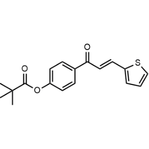 4-(3-(Thiophen-2-yl)acryloyl)phenyl pivalate|CS-1084306
