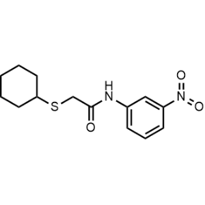 2-(Cyclohexylthio)-N-(3-nitrophenyl)acetamide|CS-1084338